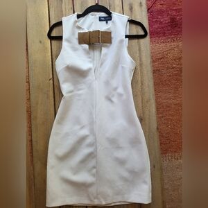 Zara Buckle Mini Dress